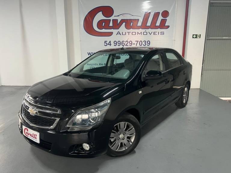 CHEVROLET - COBALT - 2013/2014 - Preta - R$ 44.900,00