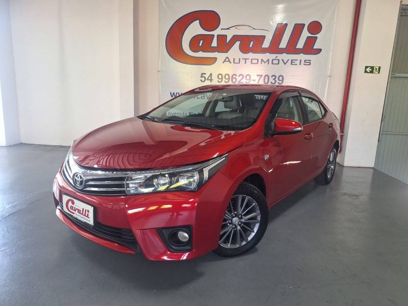 TOYOTA - COROLLA - 2014/2015 - Vermelha - R$ 84.900,00