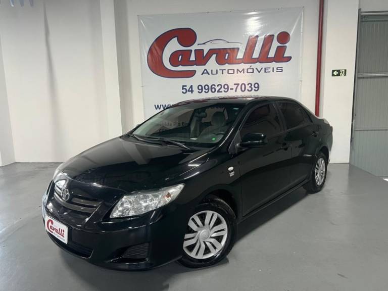 TOYOTA - COROLLA - 2009/2010 - Preta - R$ 55.900,00