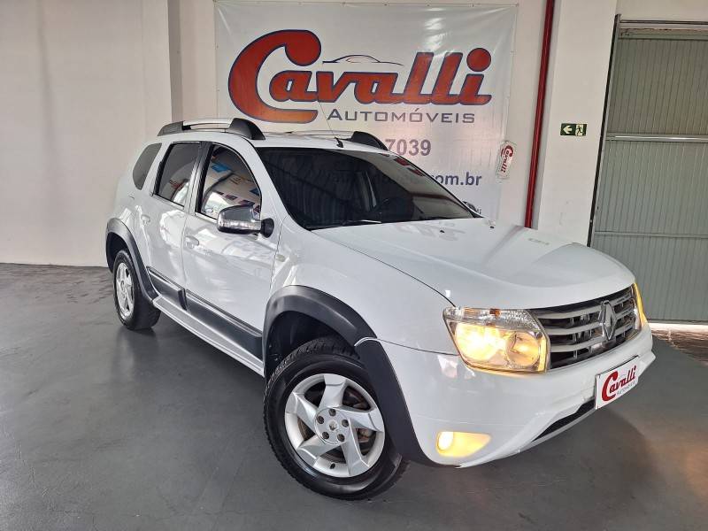 RENAULT - DUSTER - 2012/2013 - Branca - R$ 53.900,00
