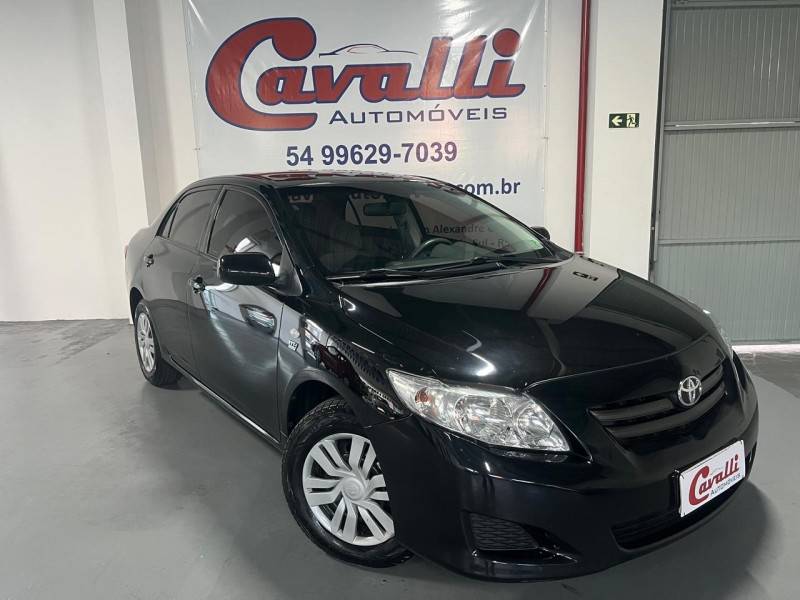 TOYOTA - COROLLA - 2009/2010 - Preta - R$ 55.900,00