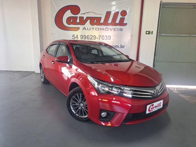 TOYOTA - COROLLA - 2014/2015 - Vermelha - R$ 84.900,00