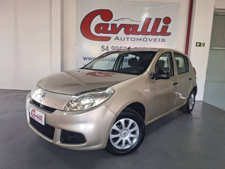 RENAULT - SANDERO - 2011/2012 - Bege - R$ 28.900,00