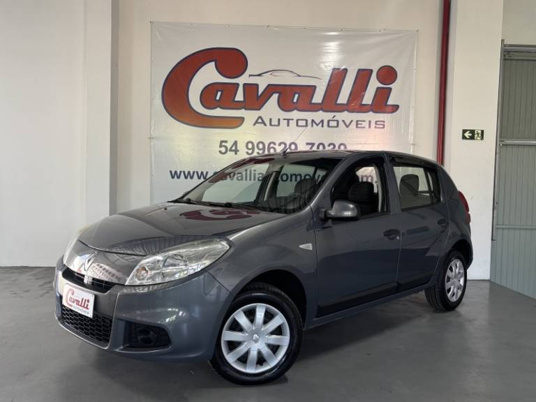 RENAULT - SANDERO - 2011/2012 - Cinza - R$ 33.900,00